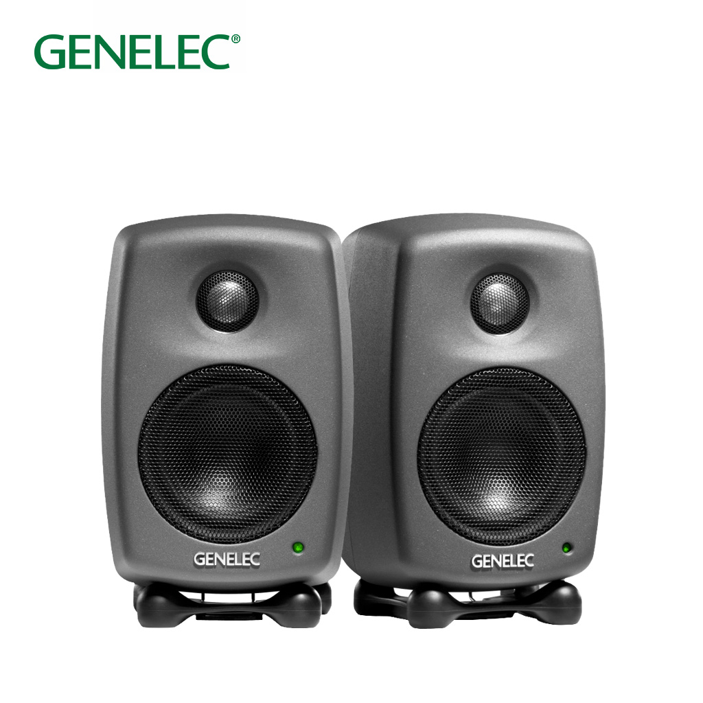 GENELEC 8010AP ２本セット GENELEC 8010AP ダークグレー 2本ペア 安心の日本正規品